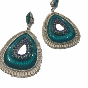 Clipoorbel hanger turquoise