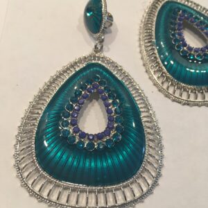 Alternative view of Clipoorbel hanger turquoise