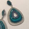 Clipoorbel hanger turquoise