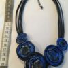 Aluminiumketting Blauw zwart