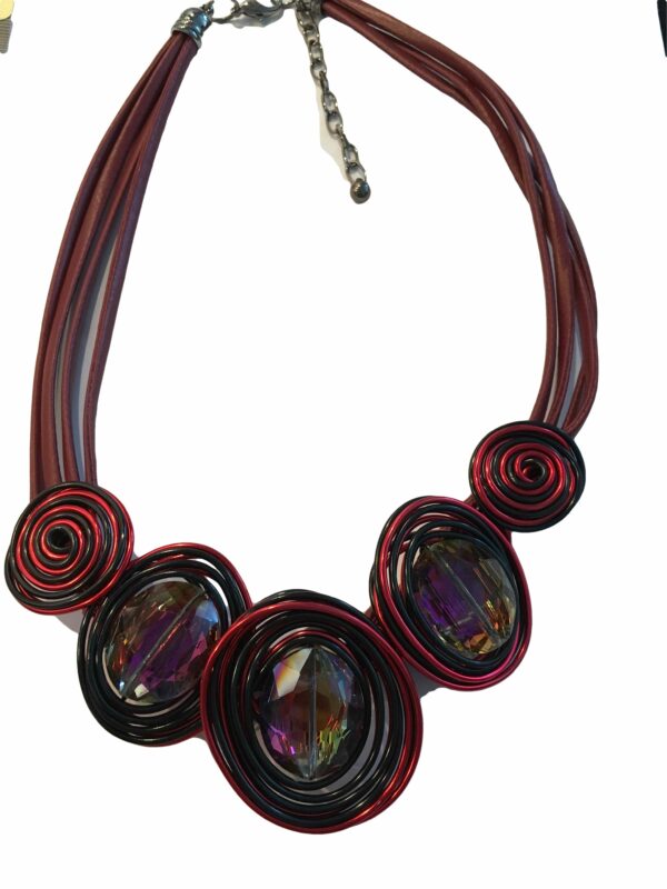 Aluminiumketting rood zwart