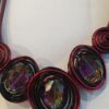 Aluminiumketting rood zwart - Afbeelding 2