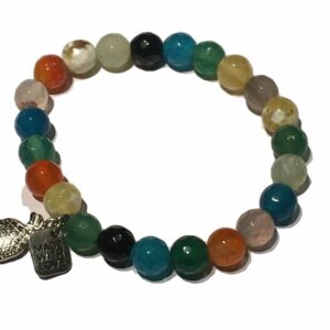 Armband natuursteen mixkleur