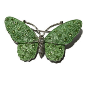 Broche vlinder groen