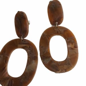 Clipoorbel hanger bruin