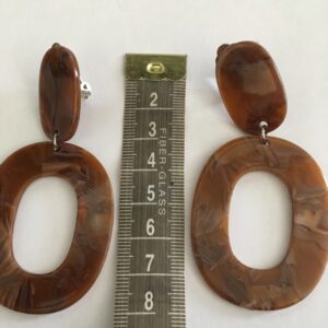 Clipoorbel hanger bruin
