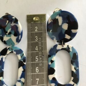 Clipoorbel hanger blauw wit