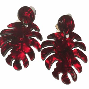 Clipoorbel hanger rood blaadje