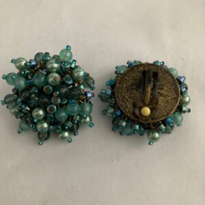 Alternative view of Clipoorbel gevlochten turquoise