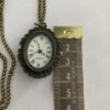 Horlogeketting bronskleurig met camee