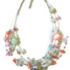Ketting laagjes met gekleurde kraaltjes