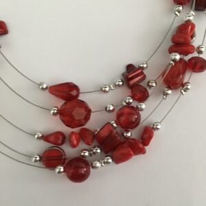 Ketting laagjes rood