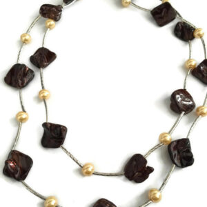 Ketting laagjes schelpkralen