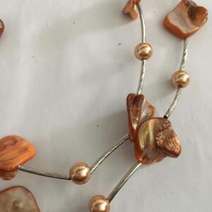 Ketting laagjes schelpkralen