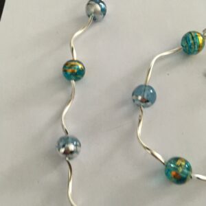 Sieradenset crackle (ketting, armband en oorbellen)