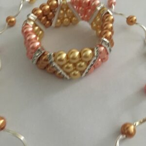 Ketting parel met bijpassende armband