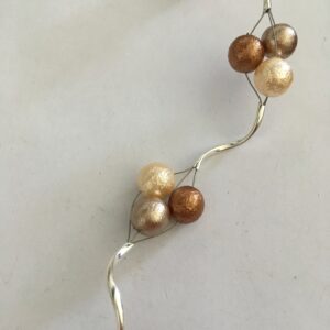 Ketting trosjes ijsparels bruintinten