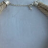 Ketting beige touw met facetkraaltjes