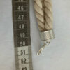 Ketting beige touw met facetkraaltjes
