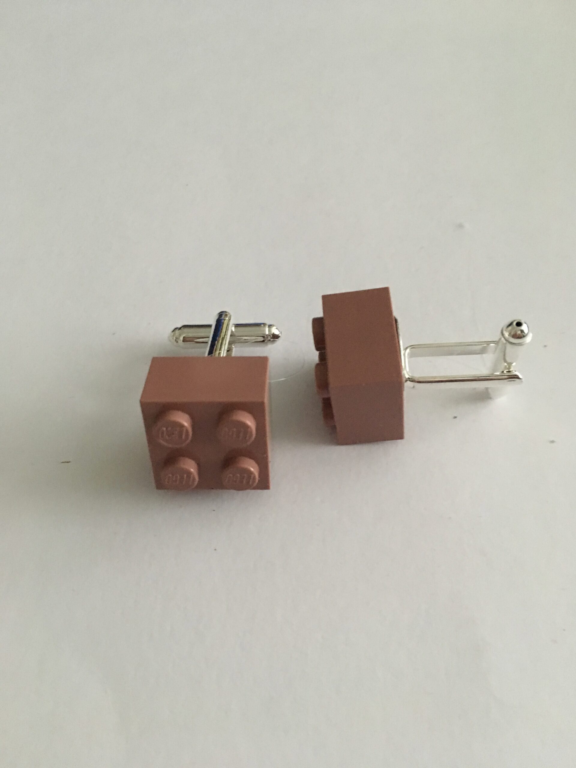 Manchetknopen Lego bruin