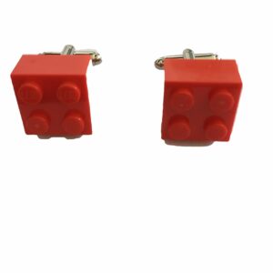 Manchetknopen Lego rood