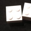 Manchetknopen Lego wit