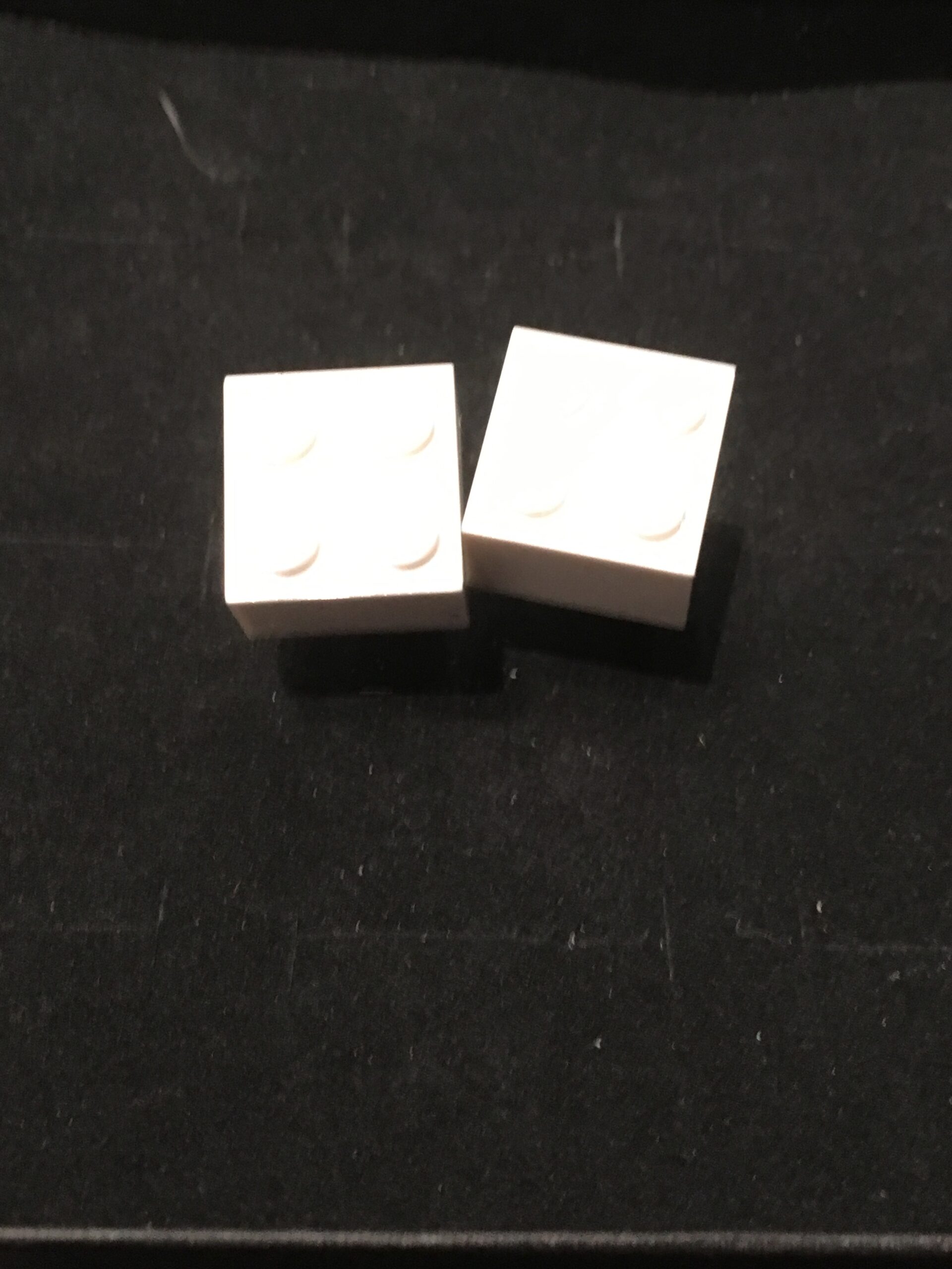 Manchetknopen Lego wit