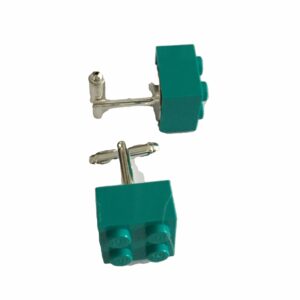 Manchetknopen Lego zeegroen