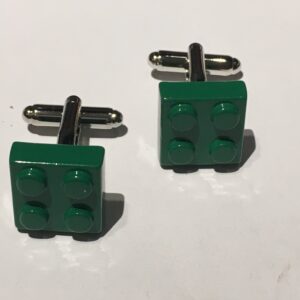 Manchetknopen Legosteen groen