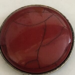Magneetbroche rood howlietsteen