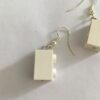 Oorbel hang Lego Wit - Afbeelding 2