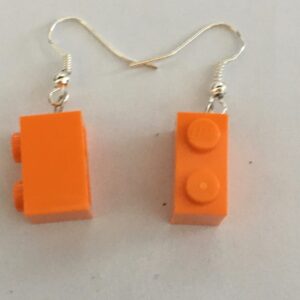 Oorbel hang Lego Oranje