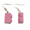 Oorbel hang Lego Roze