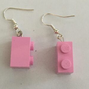 Oorbel hang Lego Roze