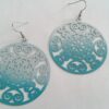 Oorbel hang rond turquoise - Afbeelding 3