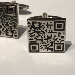 Manchetknopen QR code