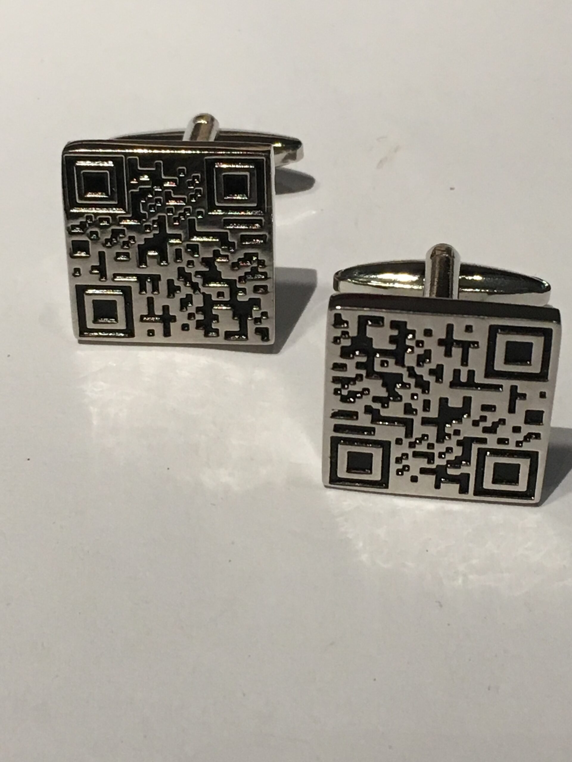 Manchetknopen QR code
