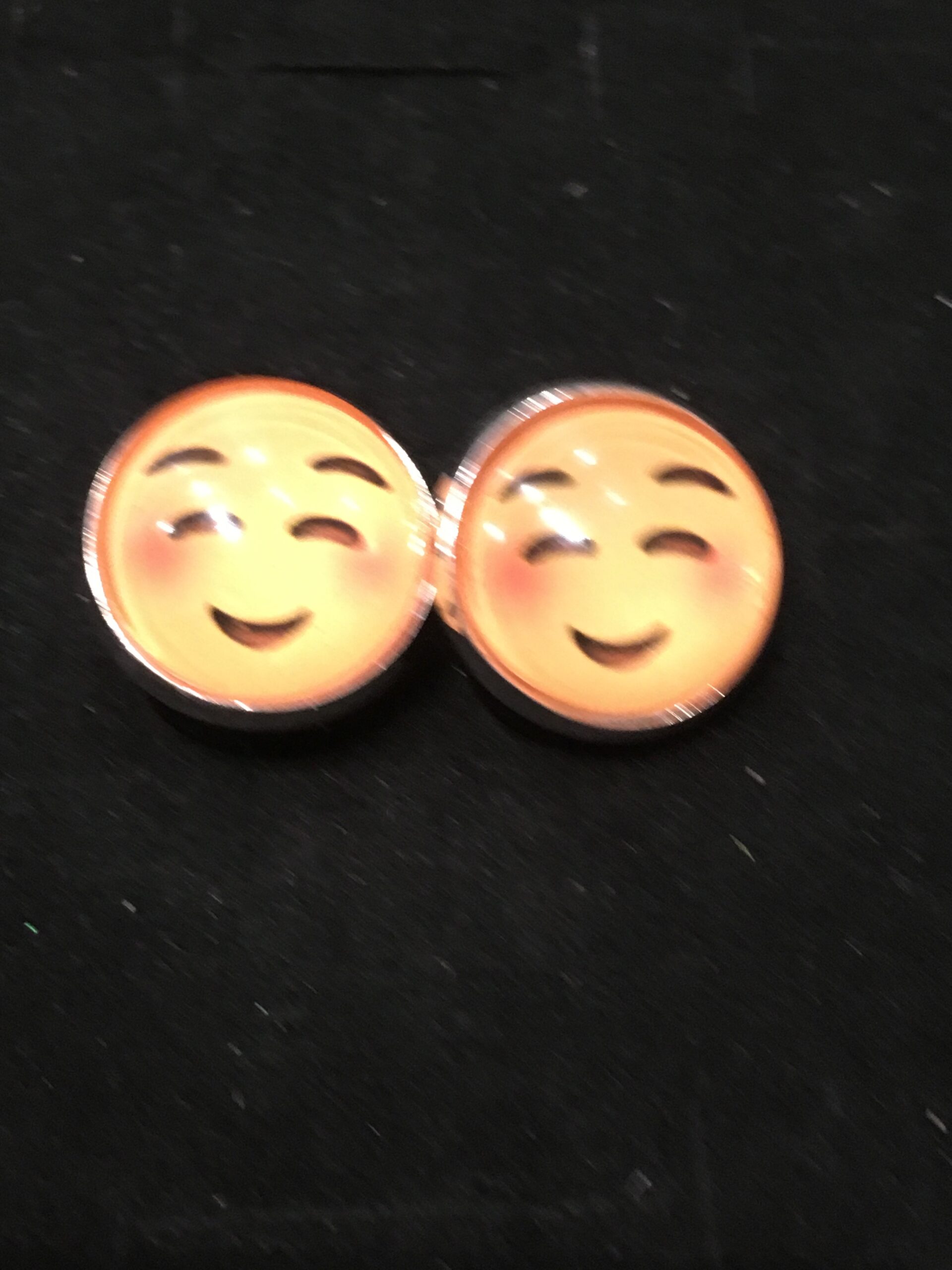 Manchetknopen smile
