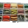 Doos met mix kleur tube kralen om zelf armbanden te maken
