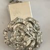 Vestclip strass bloem