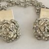 Vestclip bloem strass