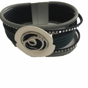 Armband met magneetsluiting blauw