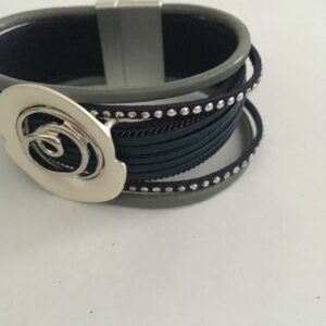 Alternative view of Armband met magneetsluiting blauw