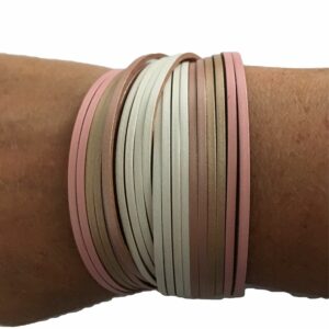 Armband mix kleur met magneetsluiting