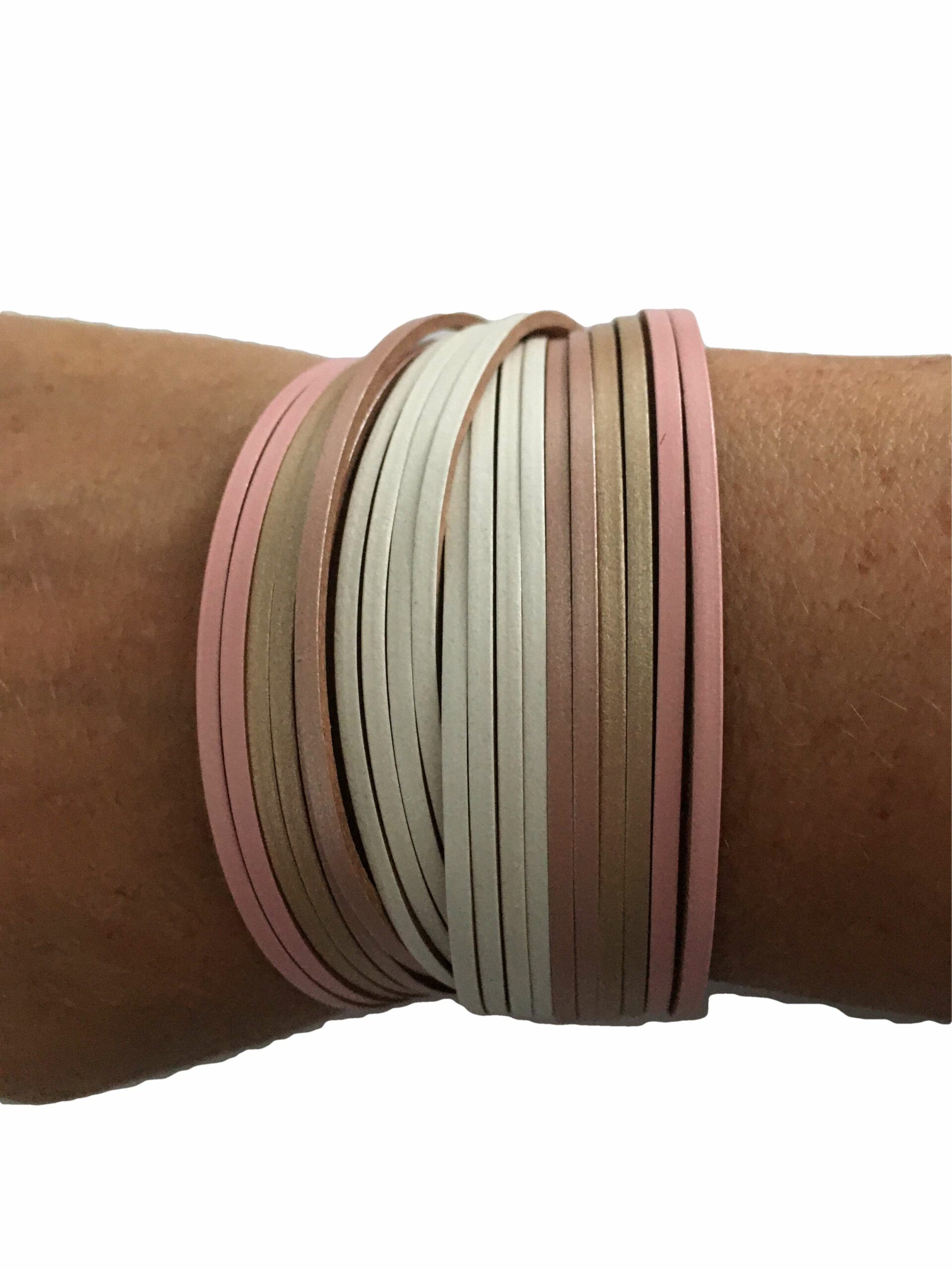 Armband mix kleur met magneetsluiting