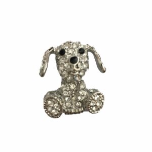 Broche hond strass