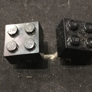 Manchetknopen Lego zwart