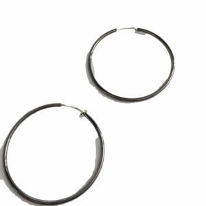 Clipoorbel zeeblauw creool 50mm