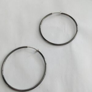 Clipoorbel zeeblauw creool 50mm