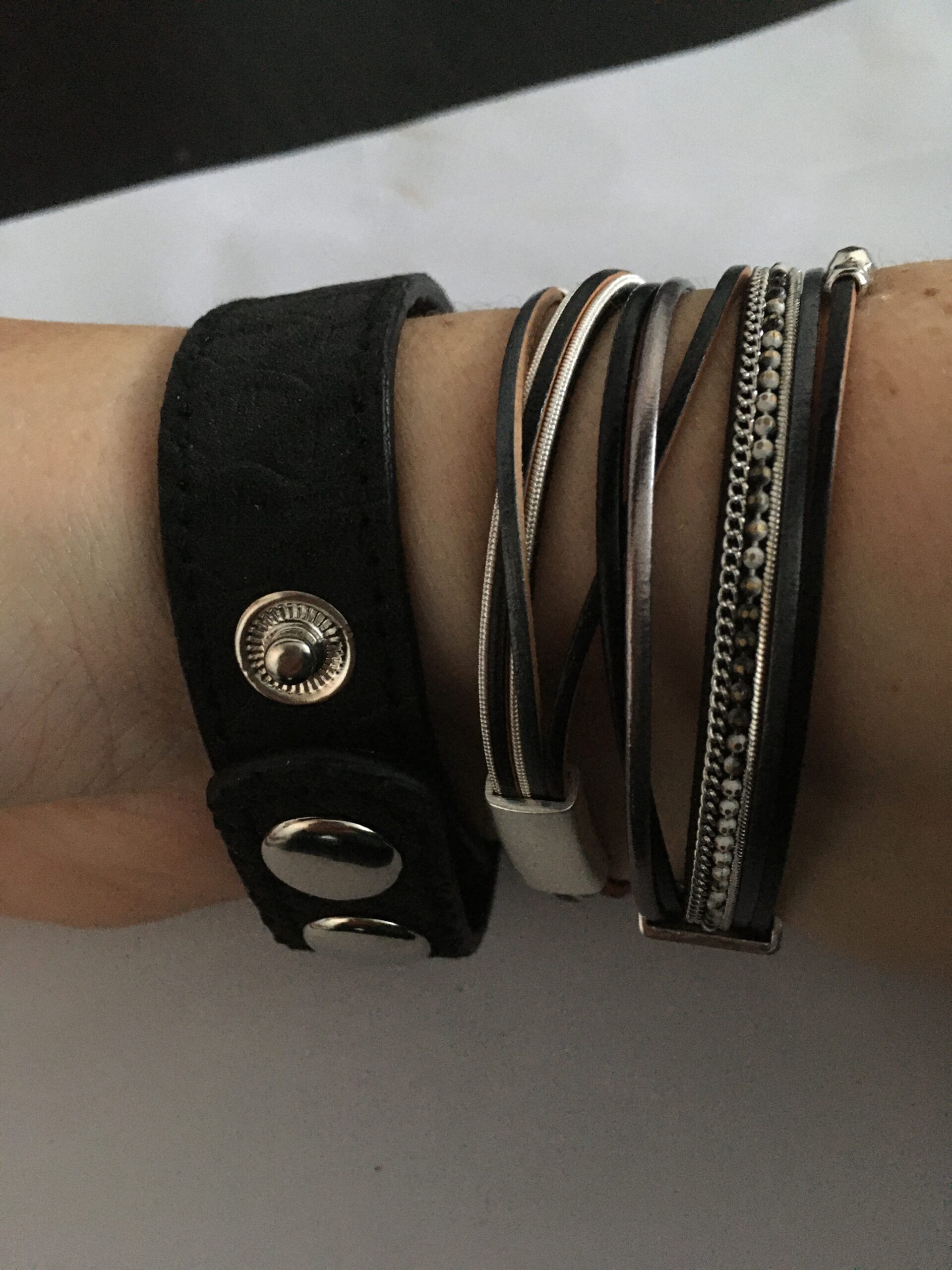 Horlogeset met bijpassende armbanden grijs